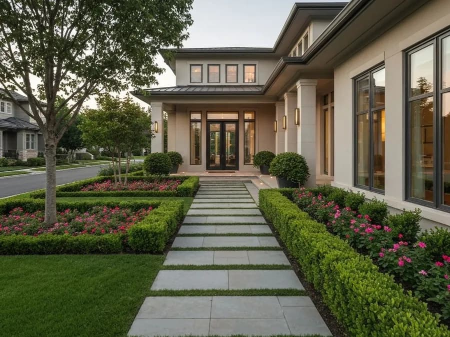 Tree-lined street in Bainbridge Estates